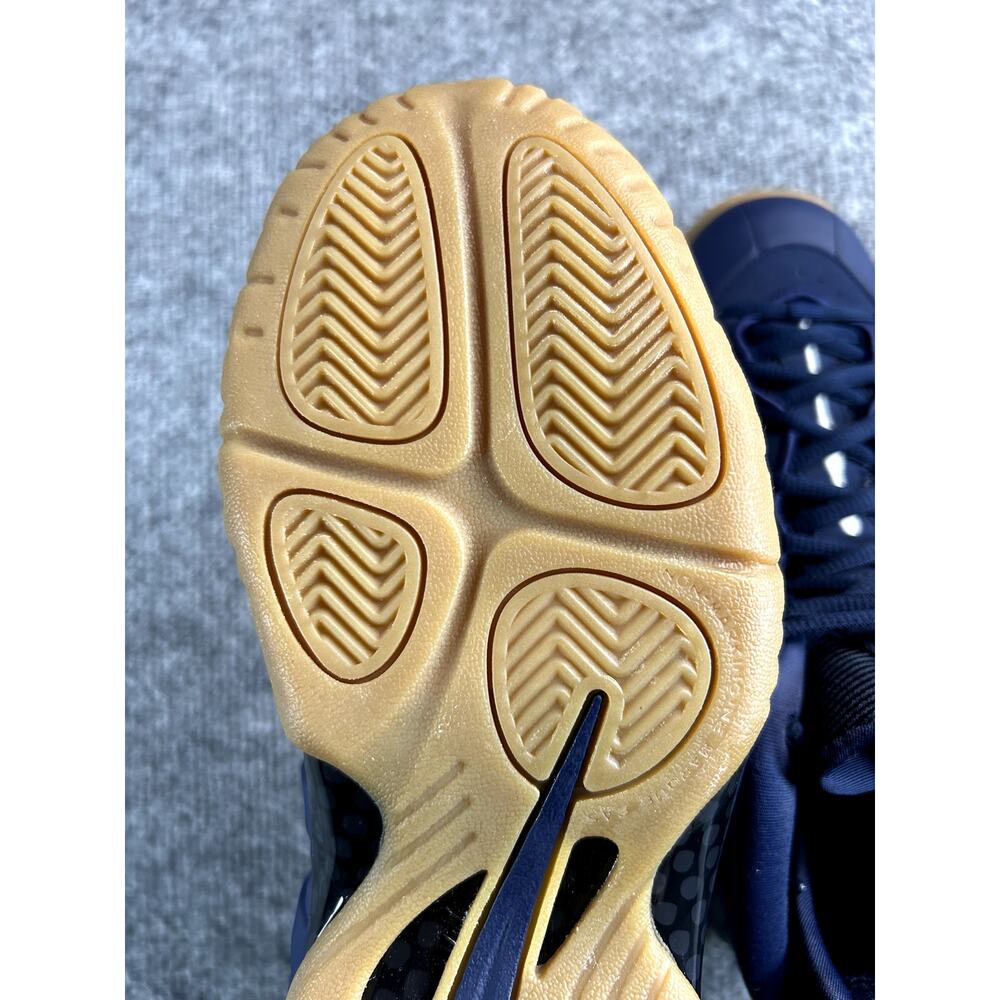 Nike Air Foamposite One GS Midnight Navy Gum Sole Size 6Y 7W - Picture 10 of 12